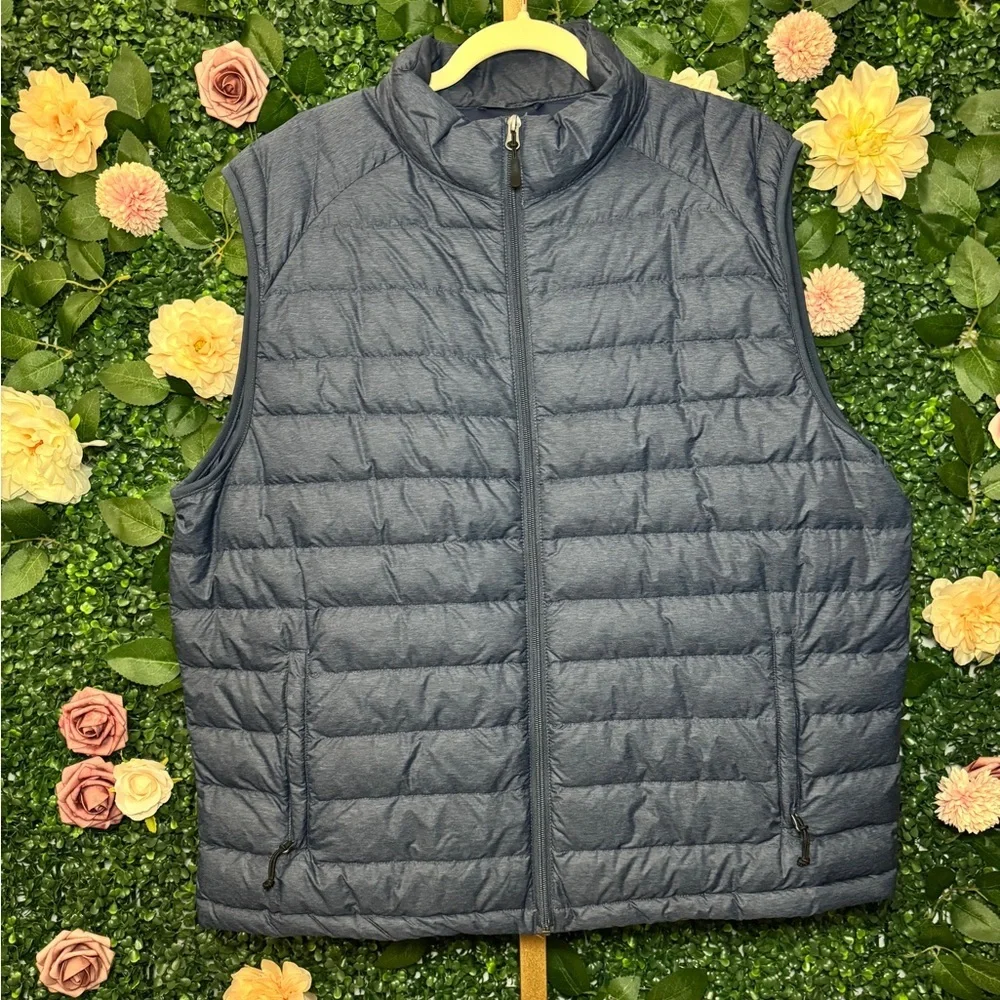 Men's Classic Navy Blue Puffer Vest